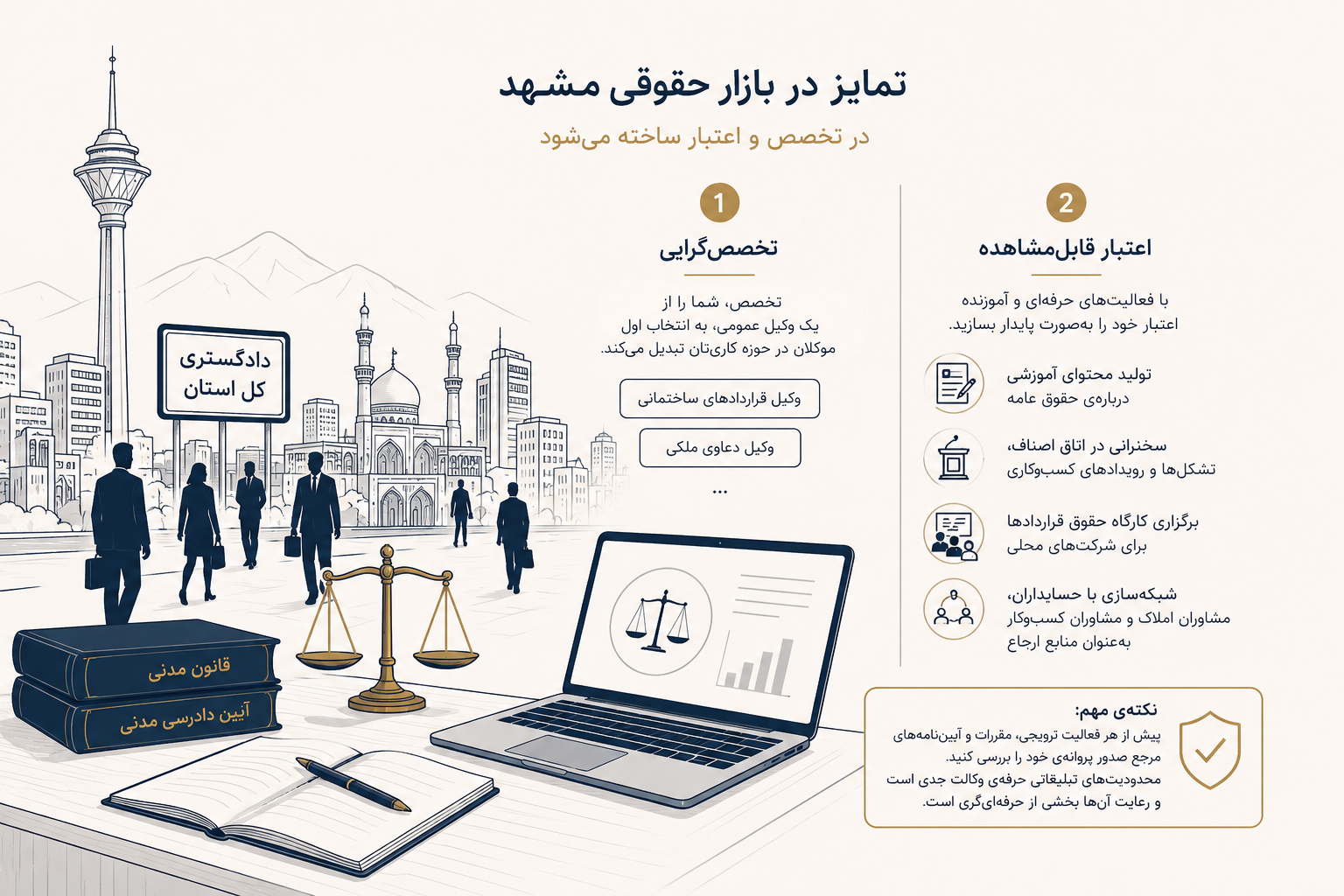 آموزش فن بیان و فروش برای وکلا در مشهد